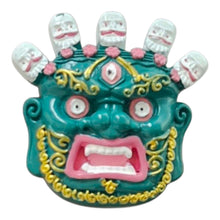 Tibetan Mahakala Face Magnet, Evil Eye, Material- Stone for Fridge, almirah and more