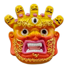 Tibetan Mahakala Face Magnet, Evil Eye, Material- Stone for Fridge, almirah and more