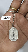 Tibetan buddha face keyring, Color-Silver, Material-Metal, keychain for gifting, keyring with anti rust (pack of 1)