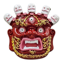 Tibetan Mahakala Face Magnet, Evil Eye, Material- Stone for Fridge, almirah and more