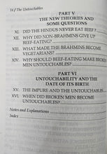 THE UNTOUCHABLES + WHO WERE THE SHUDRAS ? ( COMBO OF 2 BOOKS )