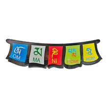 Tibetan Magnet-Om Ma Ni Padme Hum, Panchsheel Flag, Material- MDF for Fridge, almirah and More, from Kian Udyam