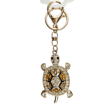 Crystal Turtle Key Ring with Lobster Claw Trigger clasp Keychain, Charm for Bags, Wallets and Luggage for Gifting, Valentine, Anniversery, Birthday, Christmas etc.