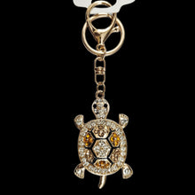 Crystal Turtle Key Ring with Lobster Claw Trigger clasp Keychain, Charm for Bags, Wallets and Luggage for Gifting, Valentine, Anniversery, Birthday, Christmas etc.