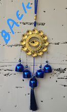 Evil Eye Wind Chime with 5 Bells for Home & Office - Brings Positive Vibes & Removes Negative Energy | Evil Eye Wall Hanging | Evil Eye Wind Chime | Evil Eye 5 Bells