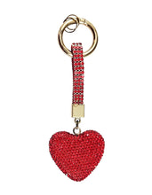 Crystal Heart Key Ring | Keychain Charm for Girls Bags, Wallets and Luggage for Gifting , Valentine, Anniversery, etc.