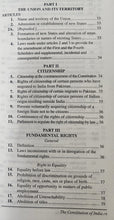 THE CONSTITUTION OF INDIA, COAT POCKET SIZE, PAPERBACK WITH RED TITLE, IN ENGLISH LANGUAGE, 106TH AMENDMENT