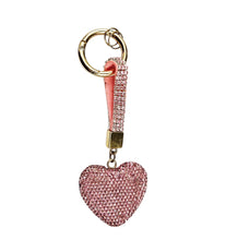 Crystal Heart Key Ring | Keychain Charm for Girls Bags, Wallets and Luggage for Gifting , Valentine, Anniversery, etc.