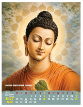 LORD BUDDHA WALL CALENDARS 2027, 12 BEAUTIFUL PICTURES OF LORD BUDDHA FOR HOME & OFFICE  (PACK OF 5 CALENDARS)
