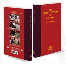 THE CONSTITUTION OF INDIA, COAT POCKET SIZE, PAPERBACK WITH RED TITLE, IN ENGLISH LANGUAGE, 106TH AMENDMENT