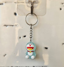 SMALL CUTE DORAEMON KEYCHAIN FOR GIFTING, SOFT KEY RING FOR BAGS, KEYS, BACKPACKS, MATERIAL - RUBBER, PACK OF 1