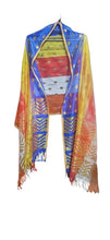PANCHSHEEL COLOUR STOLES/DUPPATA (PATKA), FOR MEN & WOMEN, FABRIC: NET, SIZE-L-210 CM x W-67 CM, FOR HONOURING, RAILIES, MEETINGS, MAHASABHA, BUDDH PURNIMA ETC. ( PACK OF 1 )